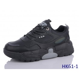 Мужские кроссовки HK-61-1 черный - фото 2