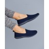 Женские мокасины SU-569 т.синий - фото 4