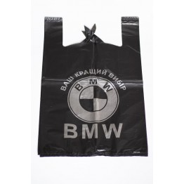 Пакет майка BMW 440*700 черный - фото 2