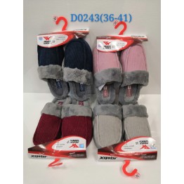 Домашние женские тапочки D-0243 ассорти