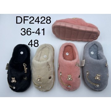 Домашние женские тапочки DF-2428 ассорти