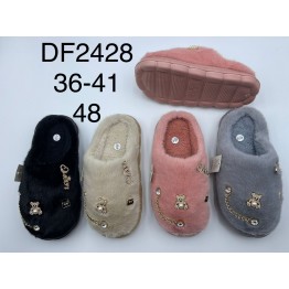 Домашние женские тапочки DF-2428 ассорти