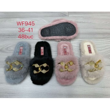 Домашние женские тапочки Wf-945 ассорти