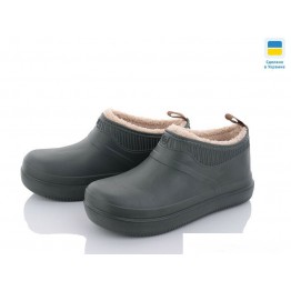 Женские галоши мех 7002 хаки