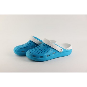 Женские шлепанцы Сабо crocs-02 с белый