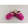 Женские сабо dreamstan crocs малина-беж - фото 2