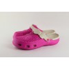 Женские сабо dreamstan crocs малина-беж - фото 3