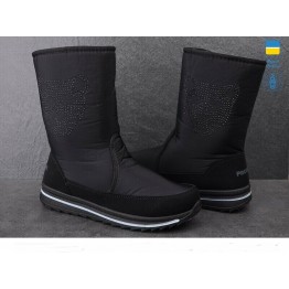 Женские дутики 3106 черный - фото 2